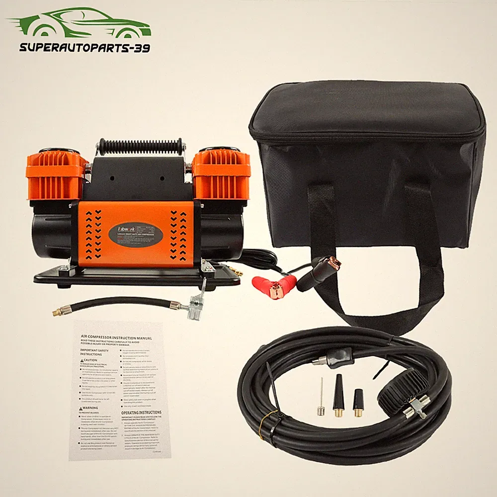 12V Heavy Duty Portable 150PSI Air Compressor for Truck Auto Tire Inflator New