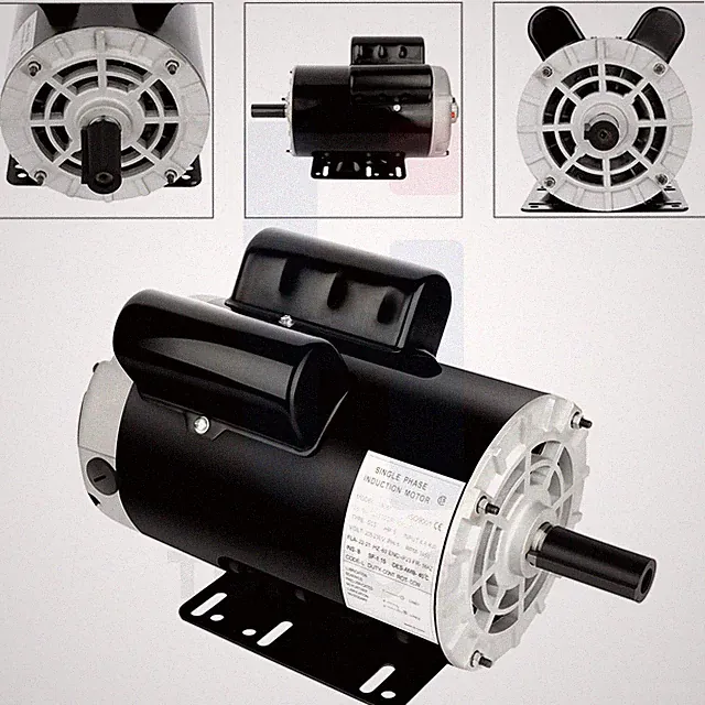 5HP Air compressor Motor Single Phase 56HZ Frame 3450 RPM Heavy Duty ODP
