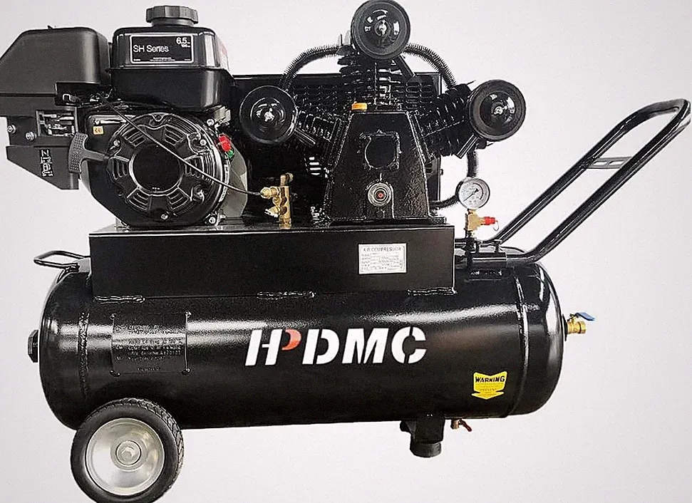6.5HP Gas Air Compressor 20Gal 17CFM@125PSI Portable KOHLER Engine Industrial
