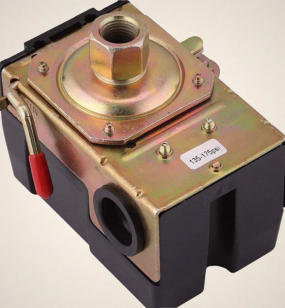 Air Compressor Pressure Switch 175 PSI Single Port 135-175 PSI Heavy Duty 1/4 NP