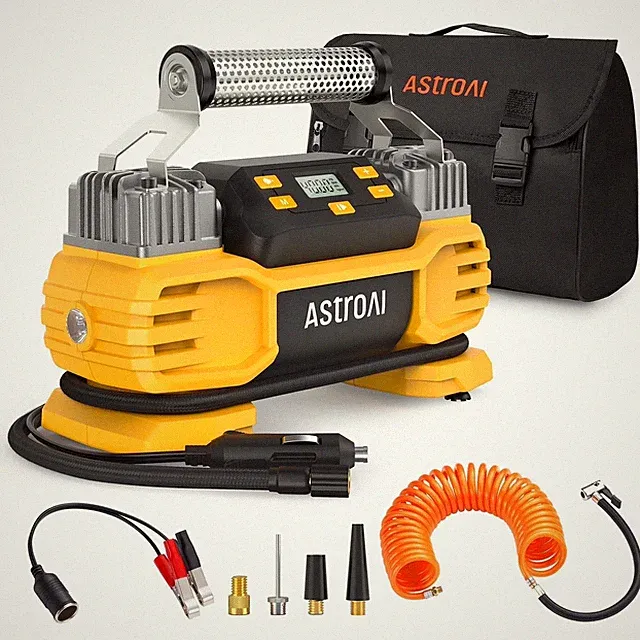 Astroai Tire Inflator Air Compressor for Tires, 160 PSI Heavy Duty Tire Air Pump