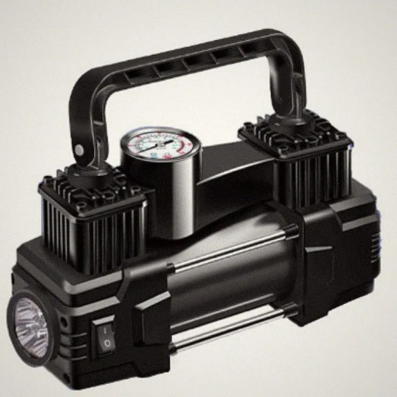 Electric 12V Auto Pump Air Compressor Car Tire Inflator Heavy Duty Portable
