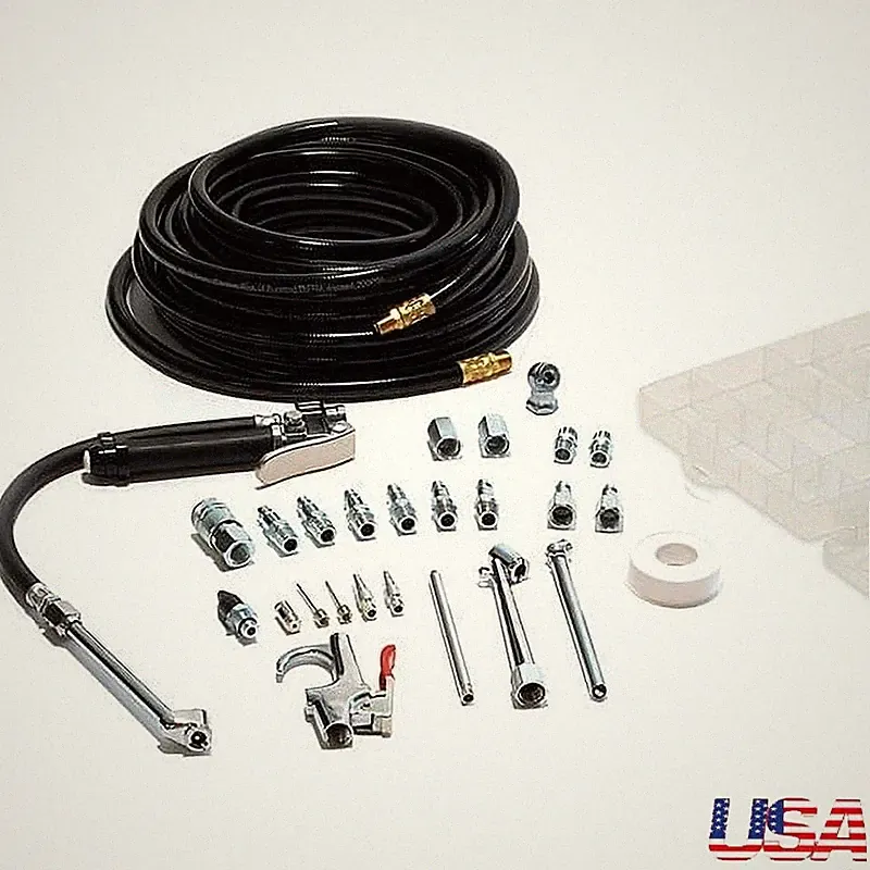 Electric Air Compressor Tire Inflator Kit W/ 25 Accessories 150 PSI Heavy Duty