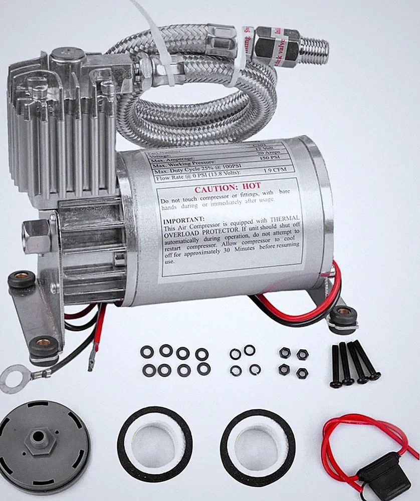 Heavy Duty 150 PSI Onboard Air Compressor for Trucks & 12V Vehicles