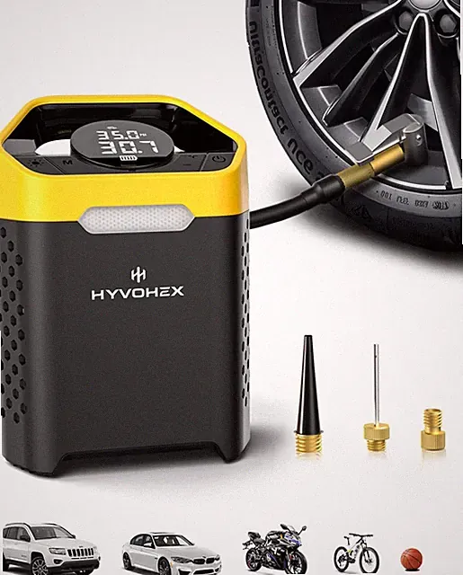 Heavy-Duty 160 PSI Tire Inflator Portable Air Compressor, 1 Min Fast Inflation C