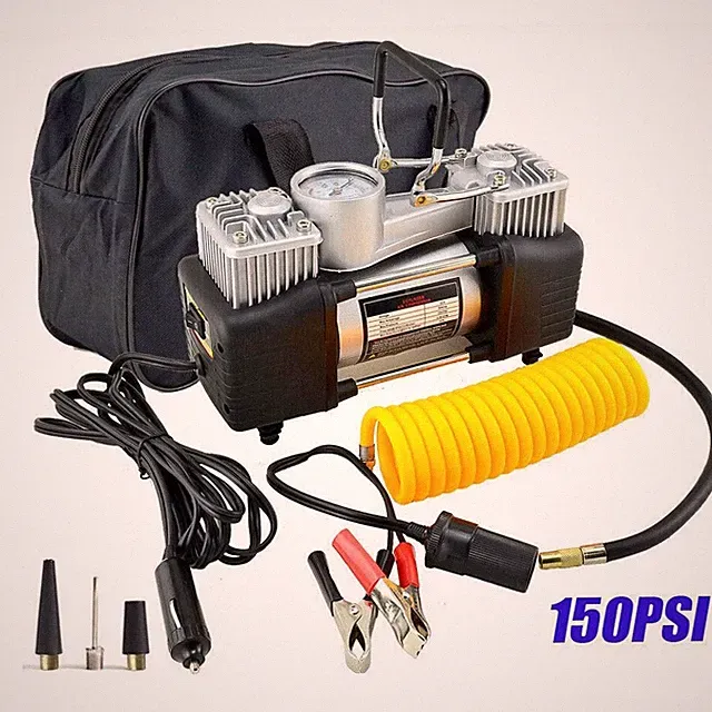 Heavy Duty Portable Air Compressor Car Tire Inflator Electric Pump Auto 12V 150