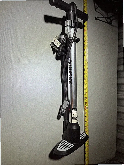Husky Bicycle Floor Pump Heavy Duty Air Pump Garage Home Tires