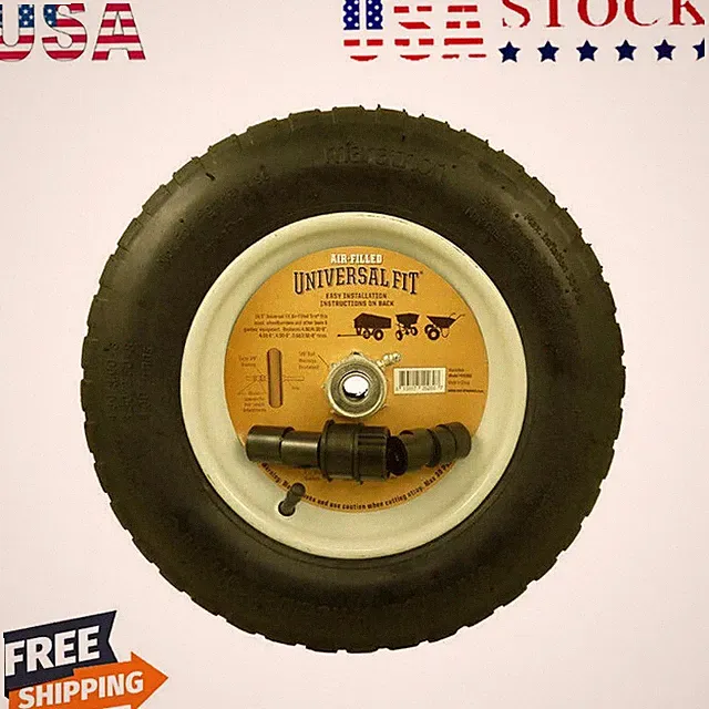 Pneumatic Air Universal Utility Wheelbarrow Tire 4.80/4.00-8 For Wheel Carts New